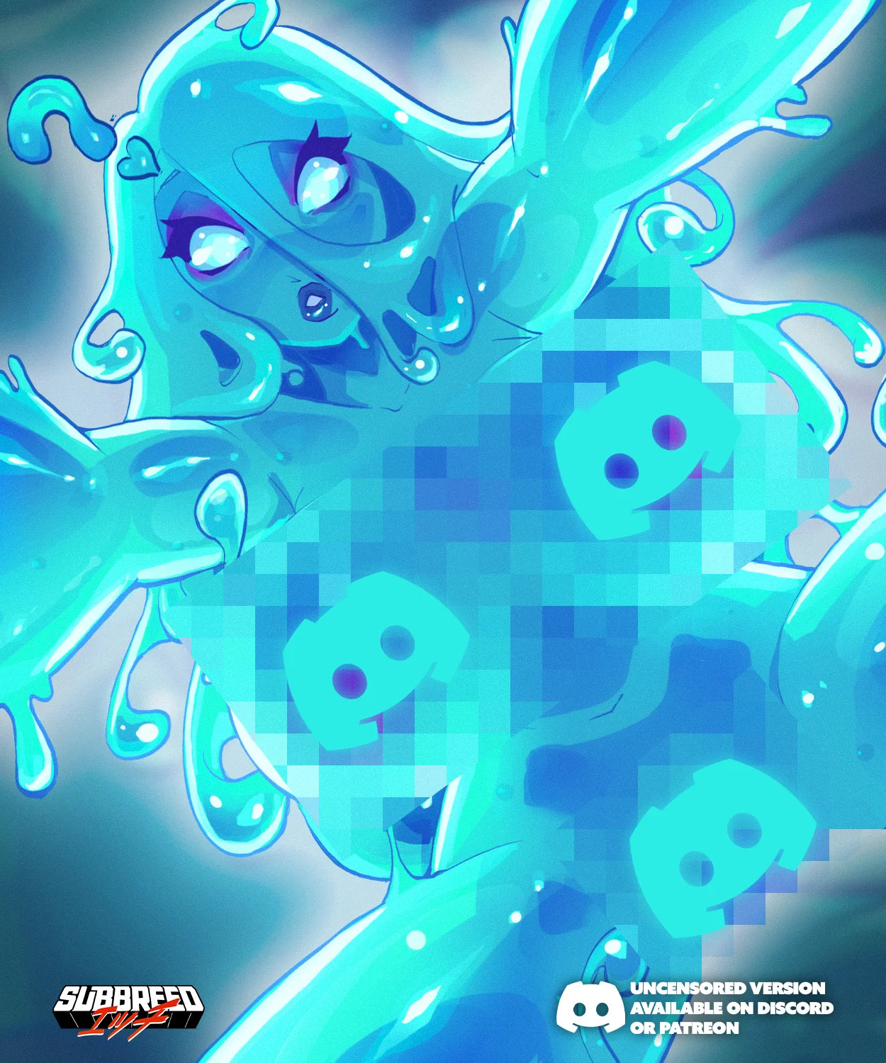 Blue Slime Girl - Decal