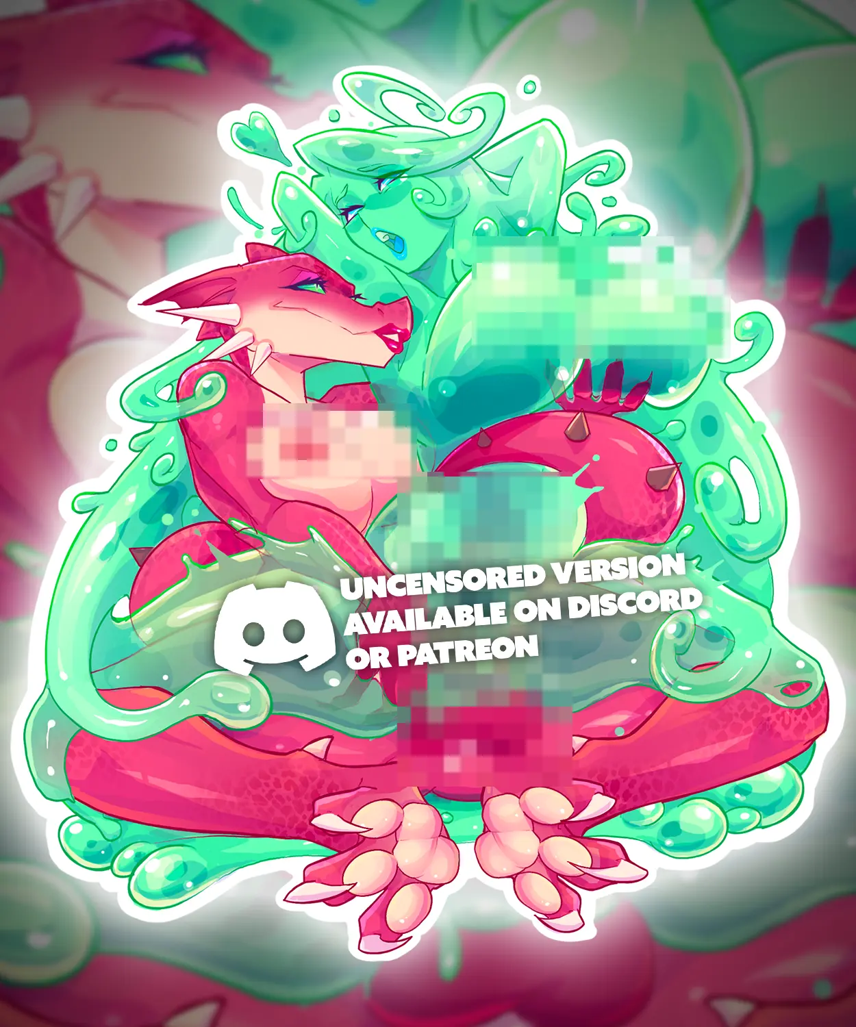 Dragon and Slime - Decal