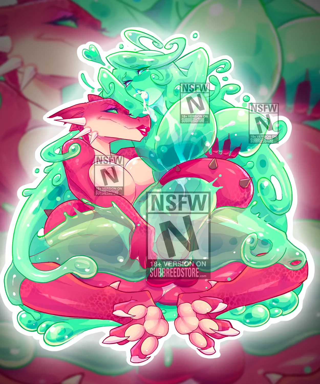 Dragon and Slime - Decal