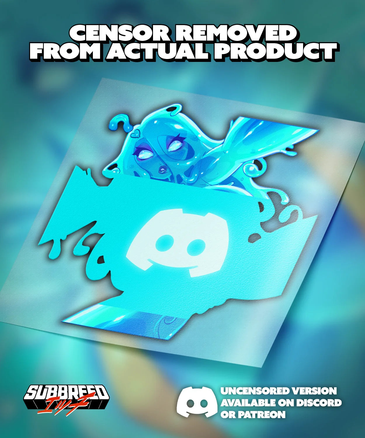 Blue Slime Girl - Decal