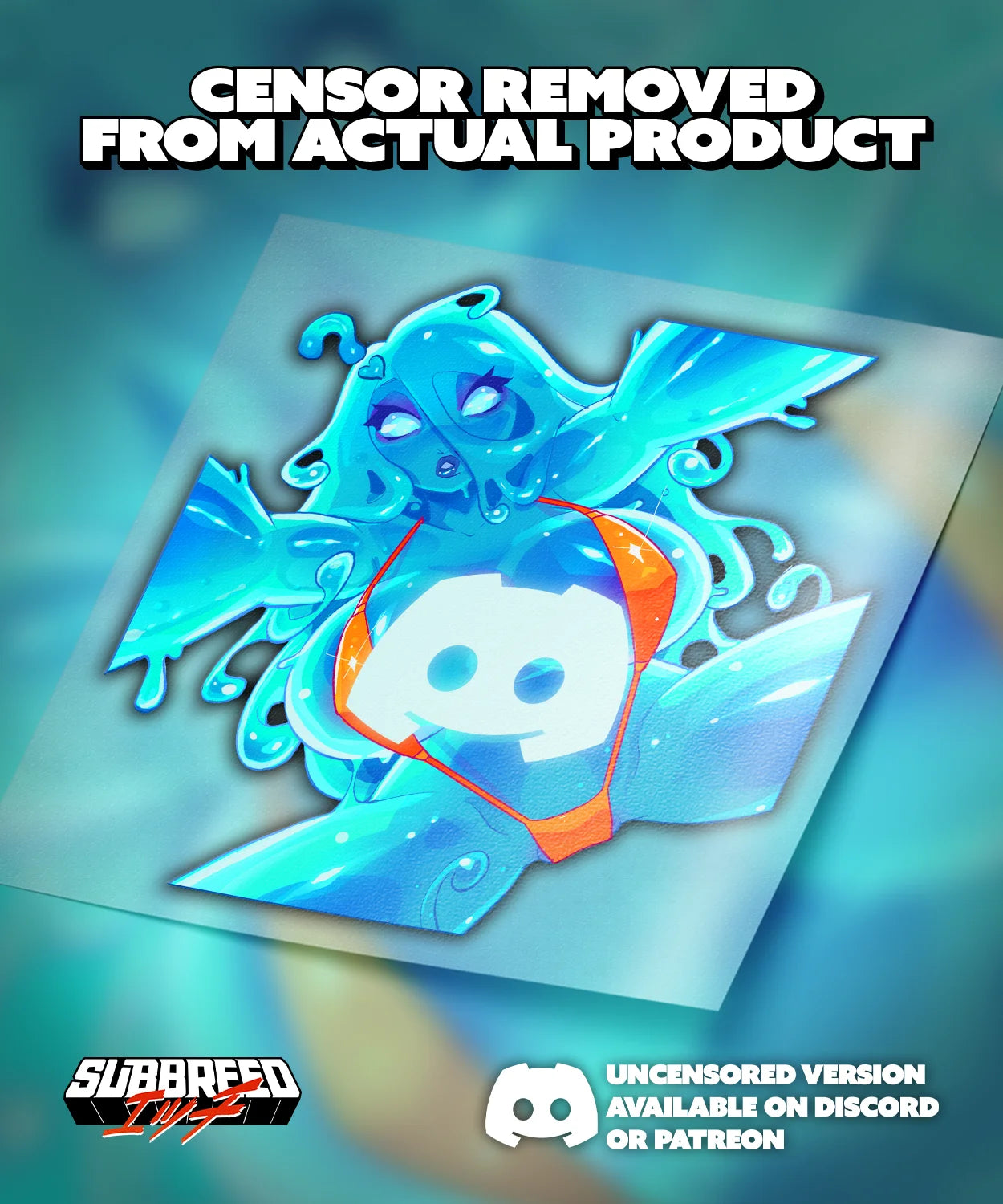 Blue Slime Girl - Decal