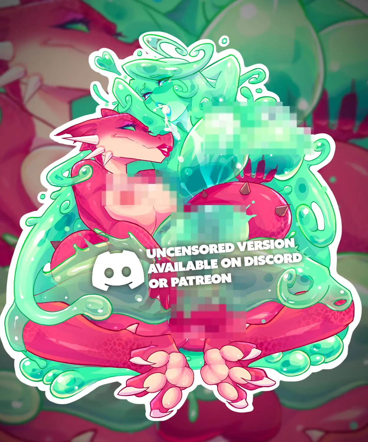 Dragon and Slime - Decal