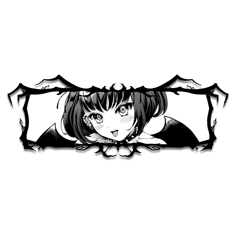 Succubus Girl Box Decal