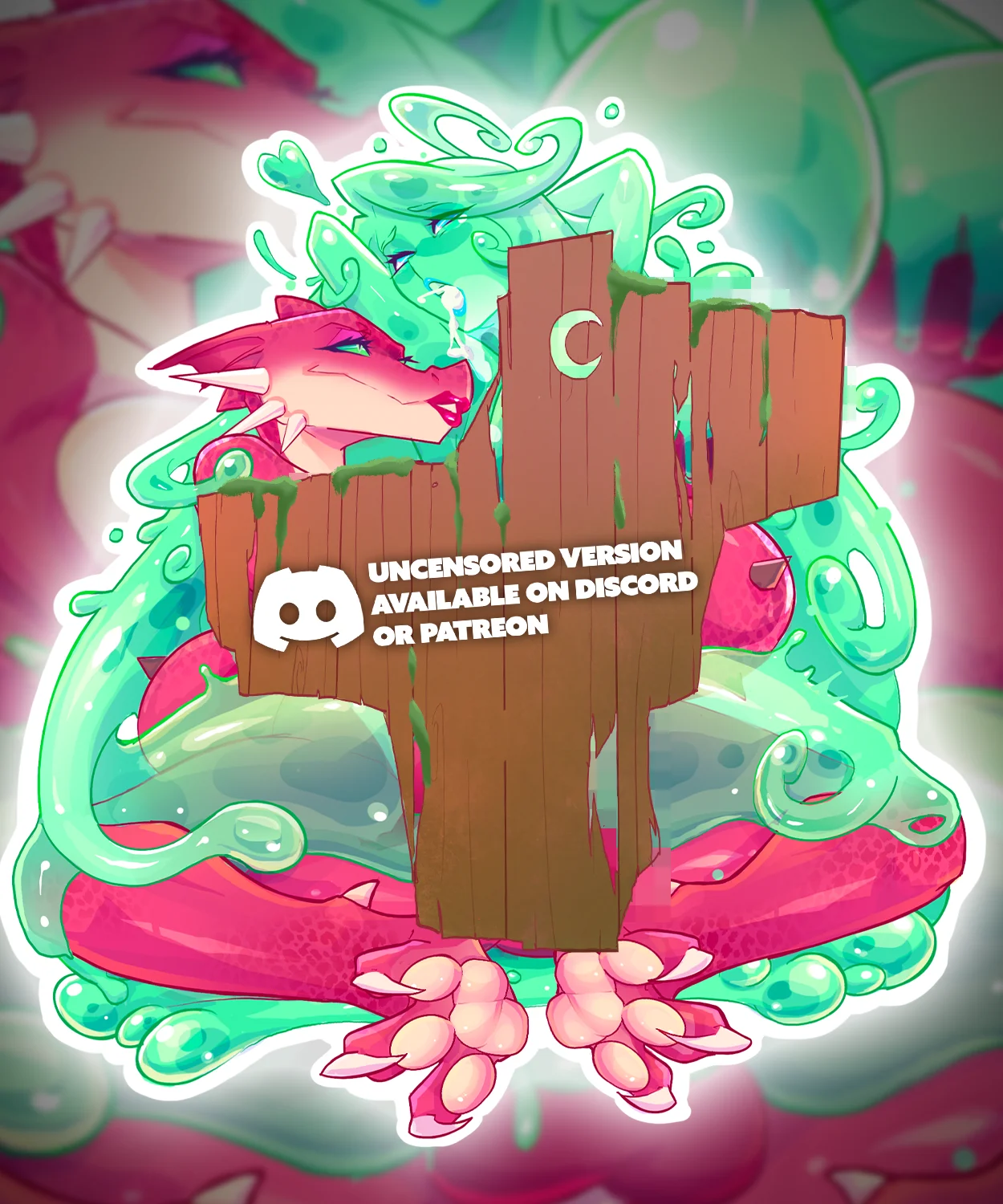 Dragon and Slime - Decal