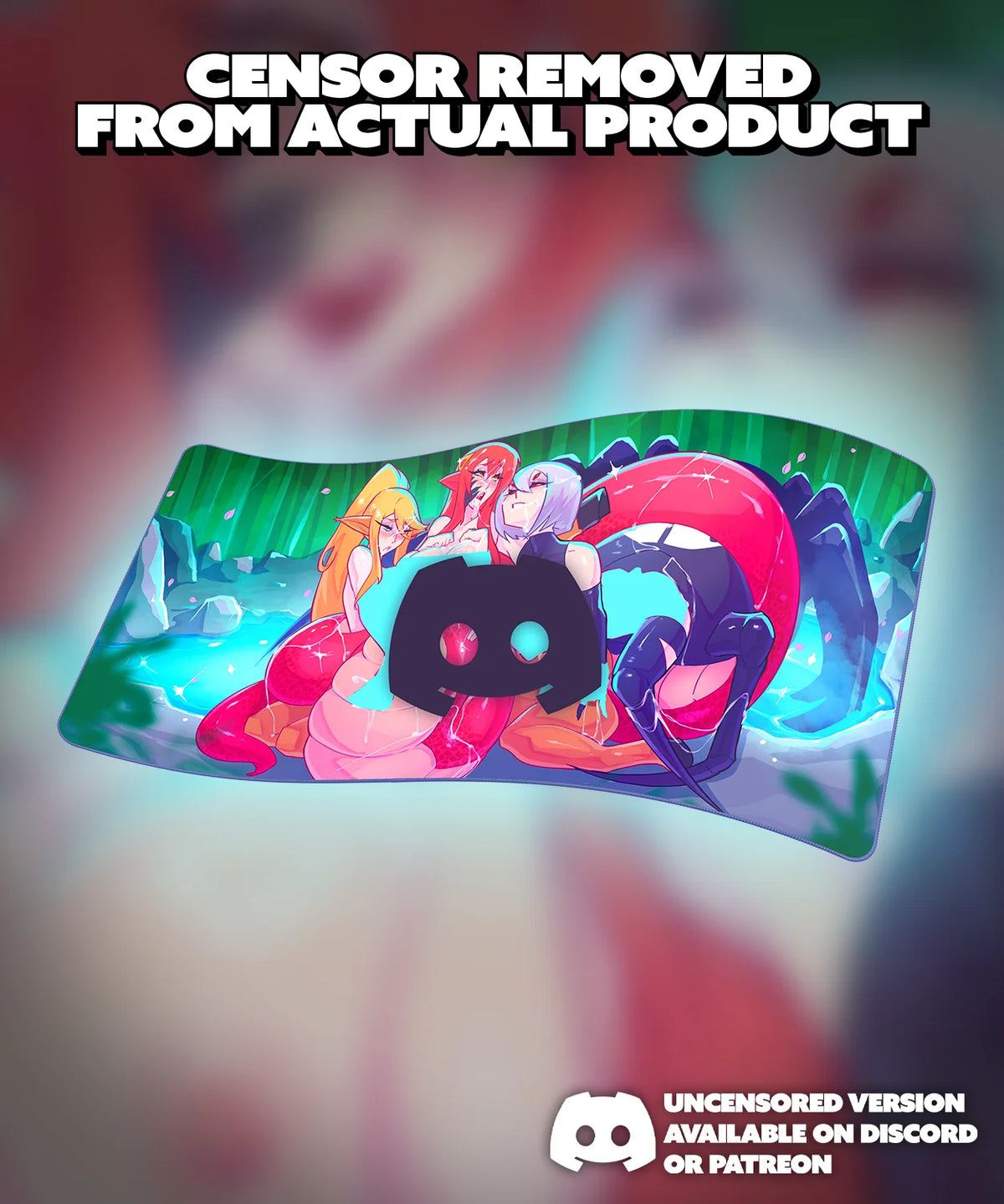 MONSTER MUSUME MOUSEPAD: 3SOME [Limited Edition] (pre-order)