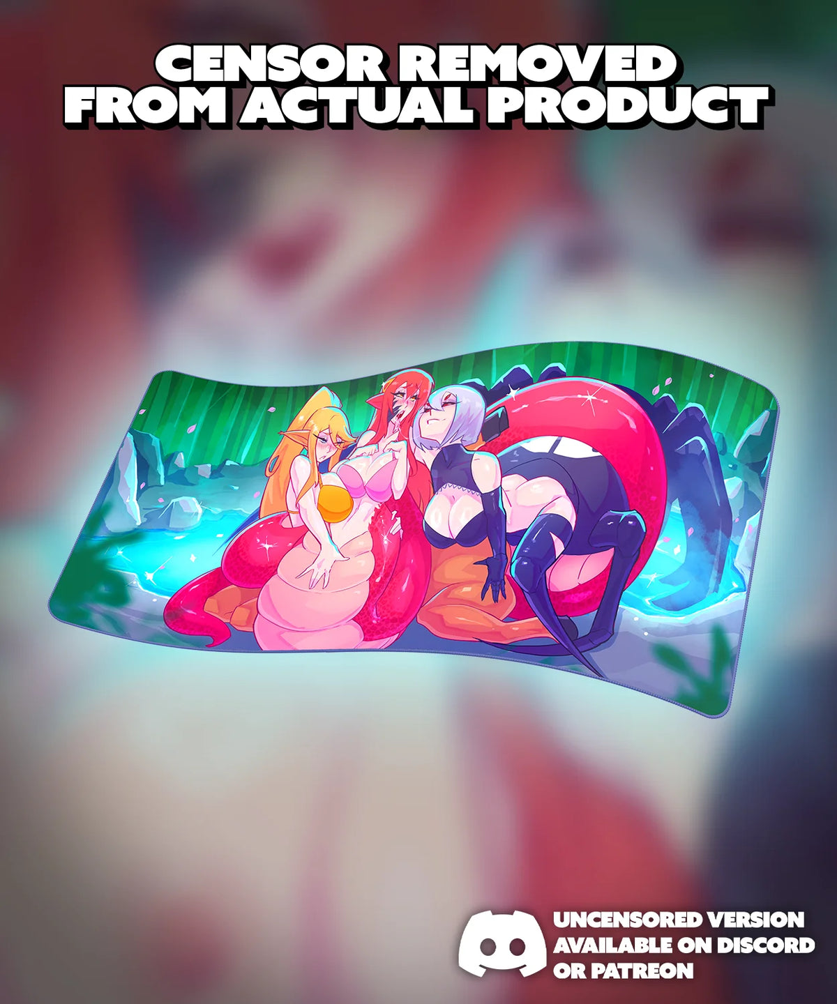 MONSTER MUSUME MOUSEPAD: 3SOME [Limited Edition] (pre-order)