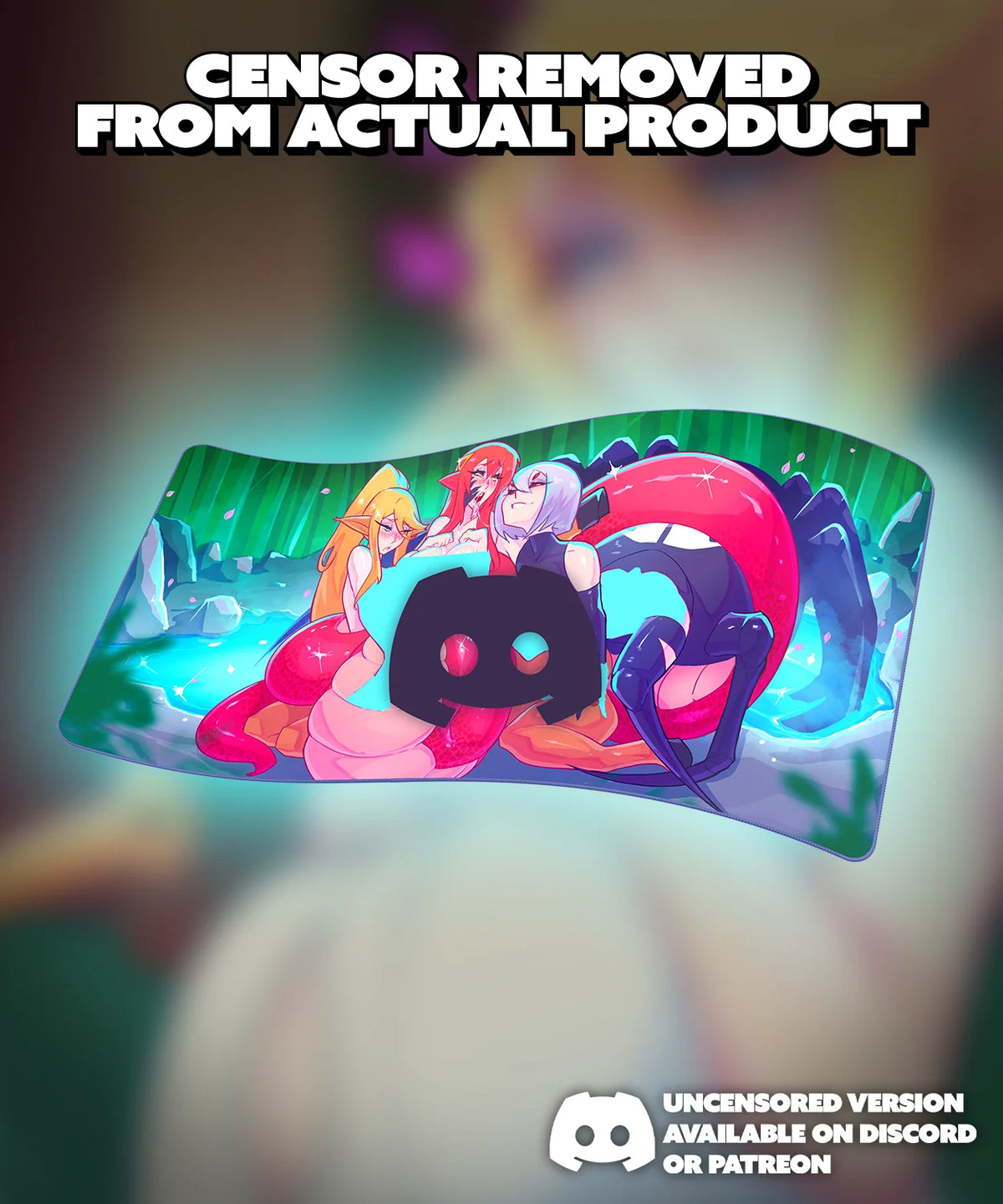 MONSTER MUSUME MOUSEPAD: 3SOME [Limited Edition] (pre-order)