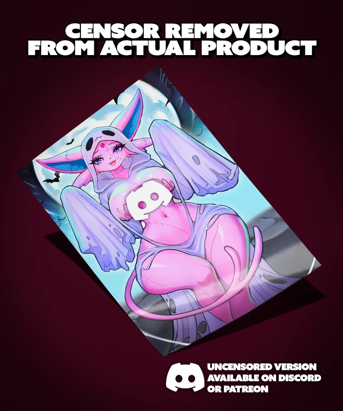 Espeon Ghost - Poster [Amorettefur]
